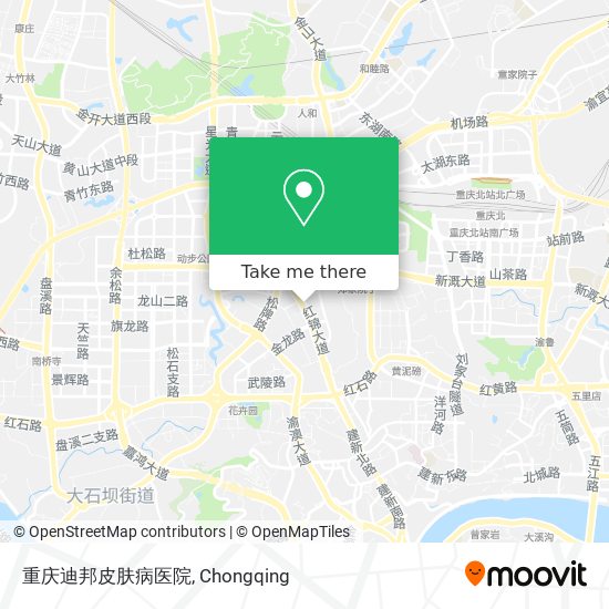 重庆迪邦皮肤病医院 map