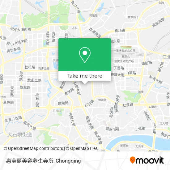 惠美丽美容养生会所 map
