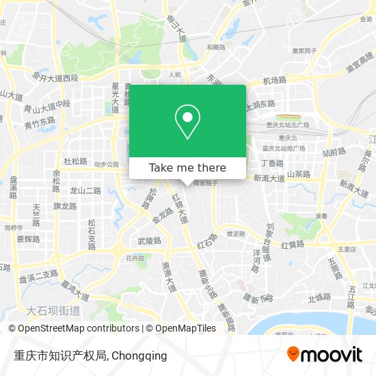 重庆市知识产权局 map