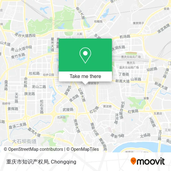 重庆市知识产权局 map