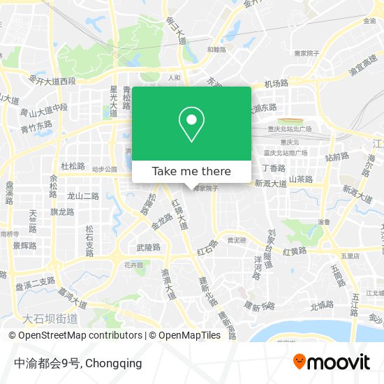中渝都会9号 map