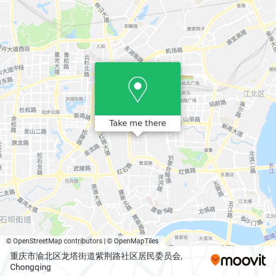 重庆市渝北区龙塔街道紫荆路社区居民委员会 map