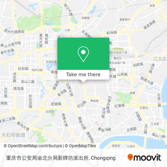 重庆市公安局渝北分局新牌坊派出所 map