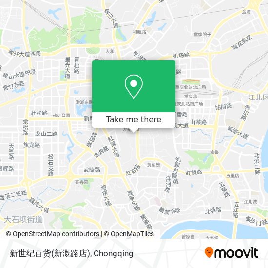 新世纪百货(新溉路店) map