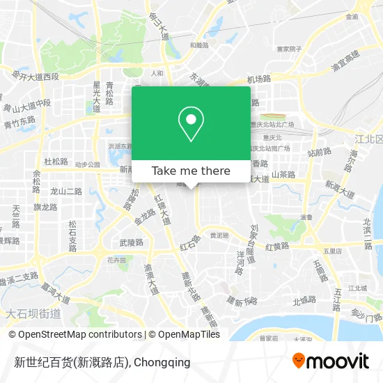 新世纪百货(新溉路店) map