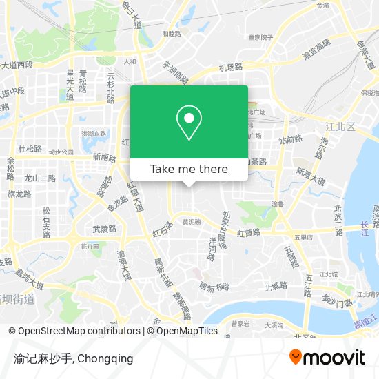 渝记麻抄手 map