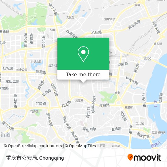 重庆市公安局 map