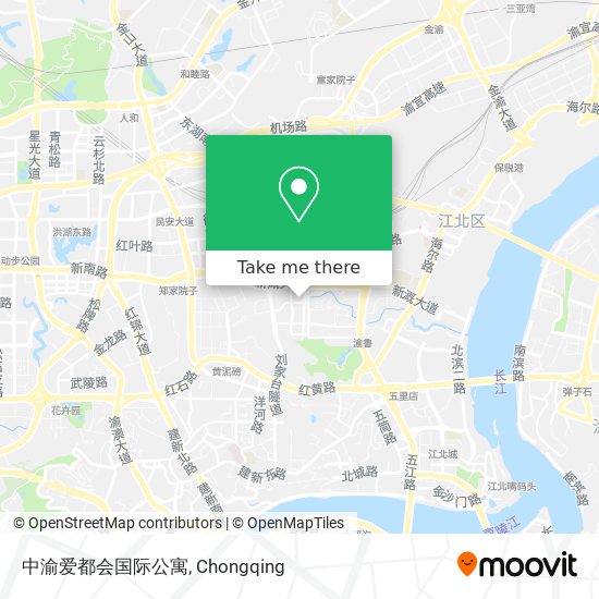 中渝爱都会国际公寓 map