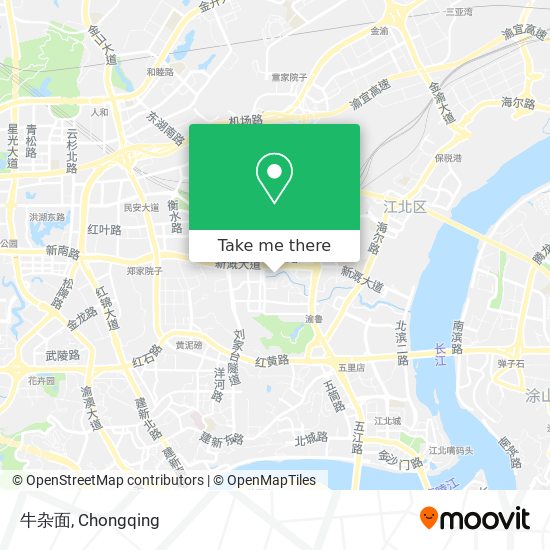牛杂面 map