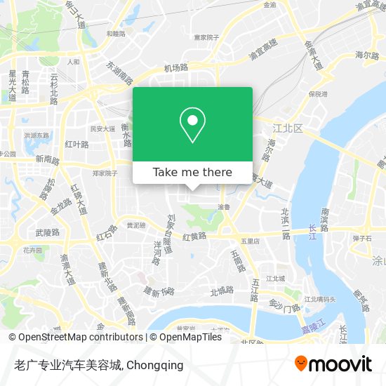 老广专业汽车美容城 map