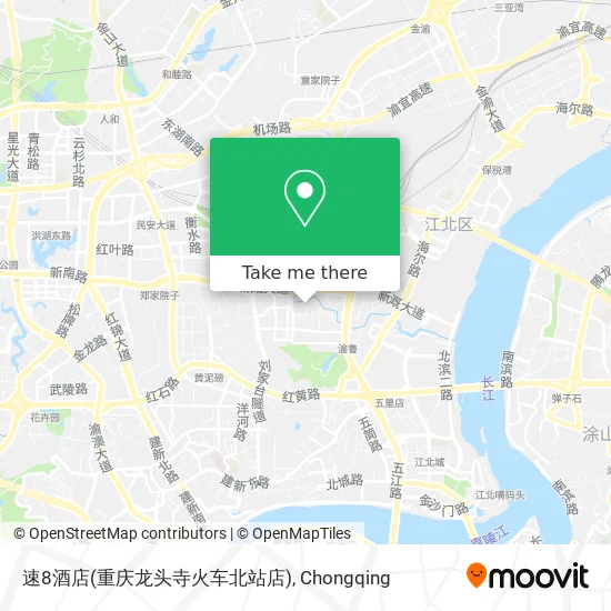 速8酒店(重庆龙头寺火车北站店) map