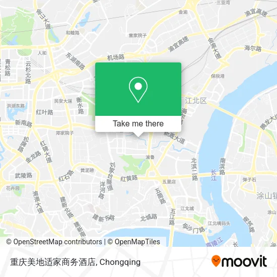 重庆美地适家商务酒店 map