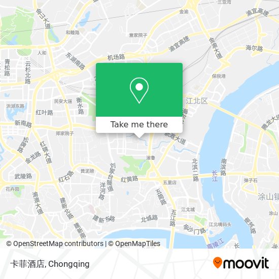 卡菲酒店 map