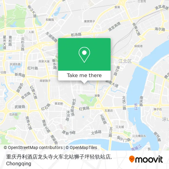 重庆丹利酒店龙头寺火车北站狮子坪轻轨站店 map