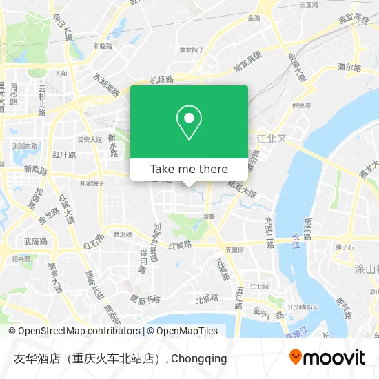 友华酒店（重庆火车北站店） map