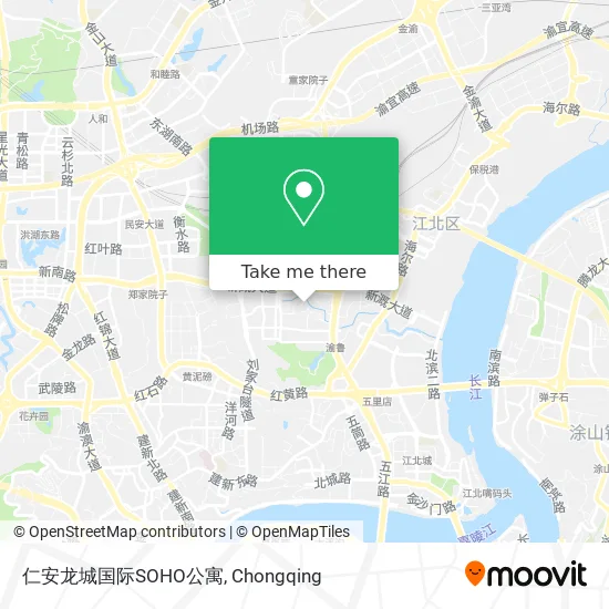 仁安龙城国际SOHO公寓 map