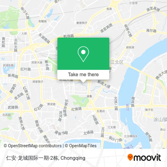 仁安·龙城国际一期-2栋 map