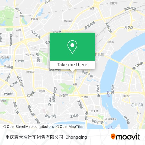 重庆豪大名汽车销售有限公司 map