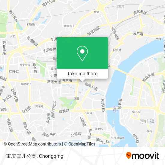 重庆雪儿公寓 map