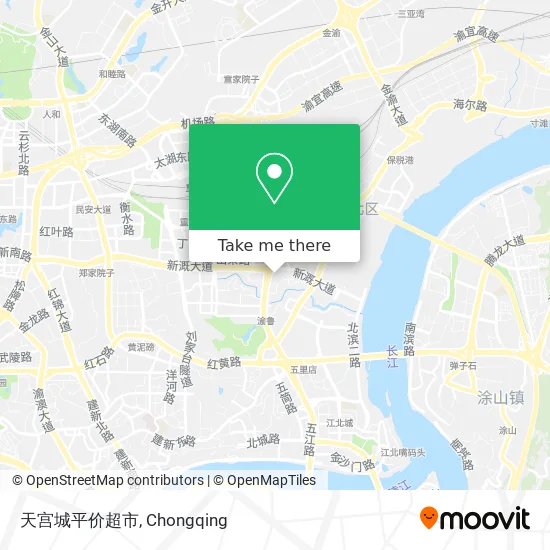 天宫城平价超市 map