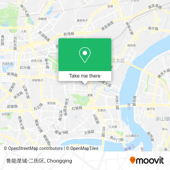 鲁能星城-二街区 map