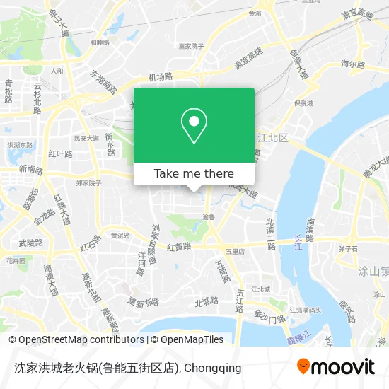 沈家洪城老火锅(鲁能五街区店) map