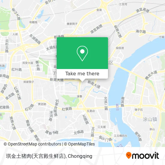 琪金土猪肉(天宫殿生鲜店) map