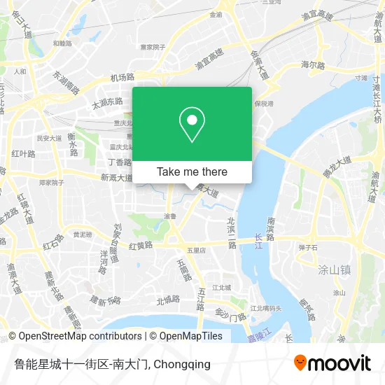 鲁能星城十一街区-南大门 map