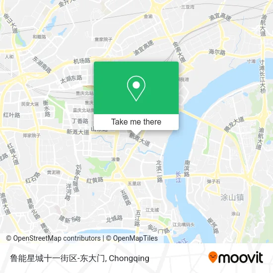鲁能星城十一街区-东大门 map