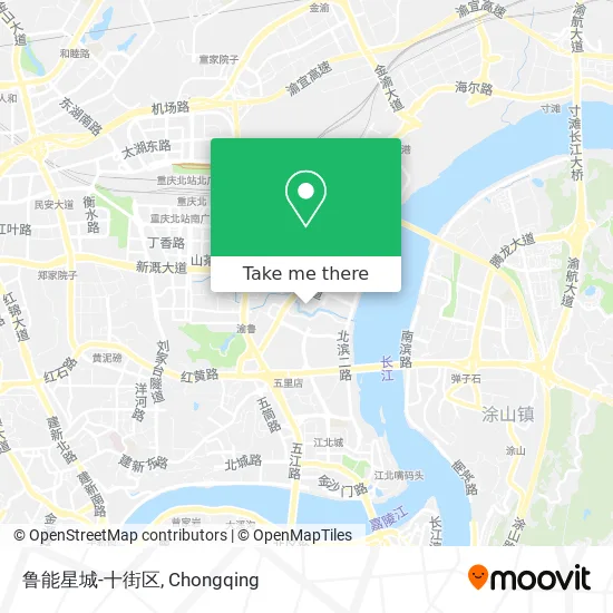 鲁能星城-十街区 map