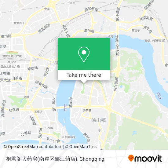 桐君阁大药房(南岸区郦江药店) map