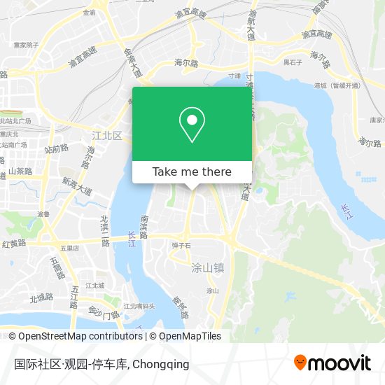 国际社区·观园-停车库 map