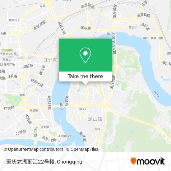 重庆龙湖郦江22号楼 map