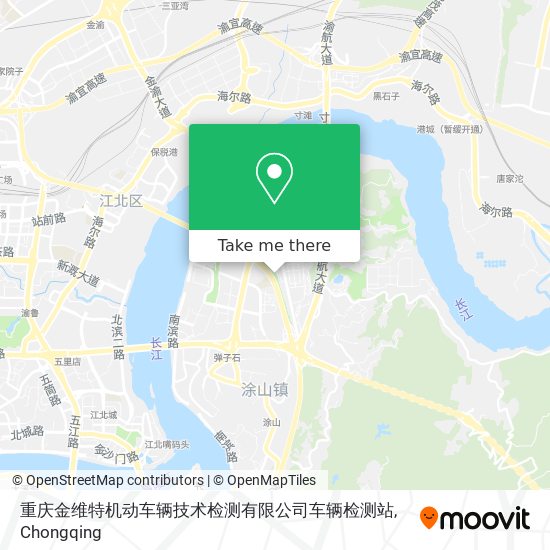重庆金维特机动车辆技术检测有限公司车辆检测站 map
