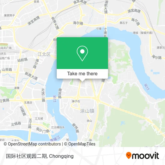 国际社区观园二期 map