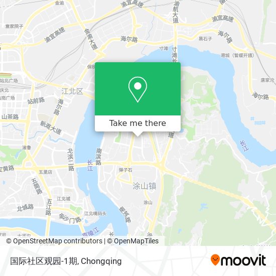 国际社区观园-1期 map
