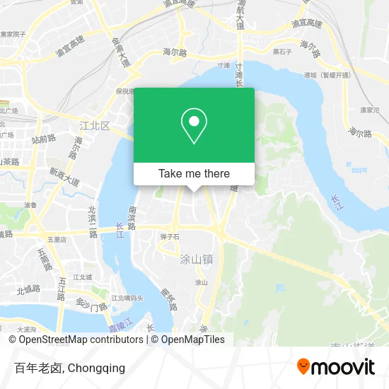 百年老卤 map