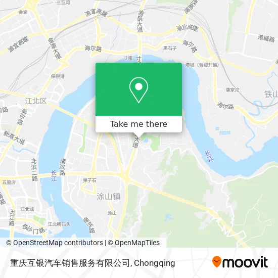 重庆互银汽车销售服务有限公司 map