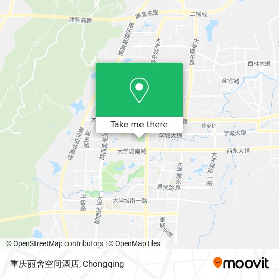 重庆丽舍空间酒店 map