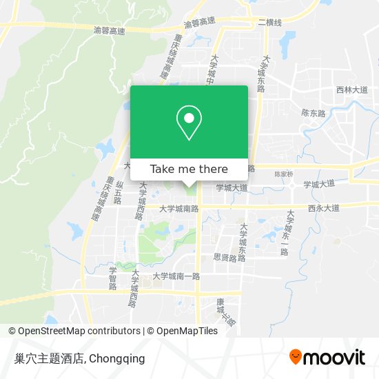 巢穴主题酒店 map