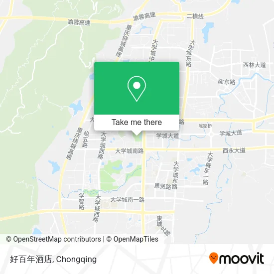 好百年酒店 map
