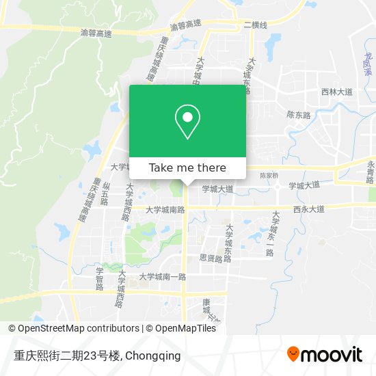 重庆熙街二期23号楼 map
