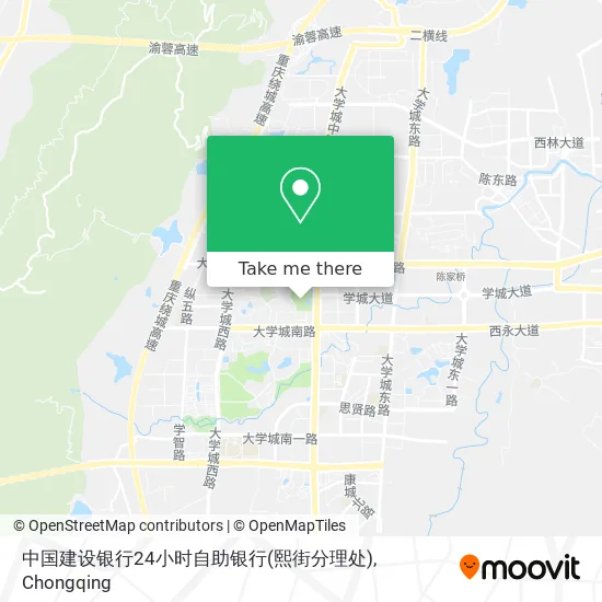 中国建设银行24小时自助银行(熙街分理处) map