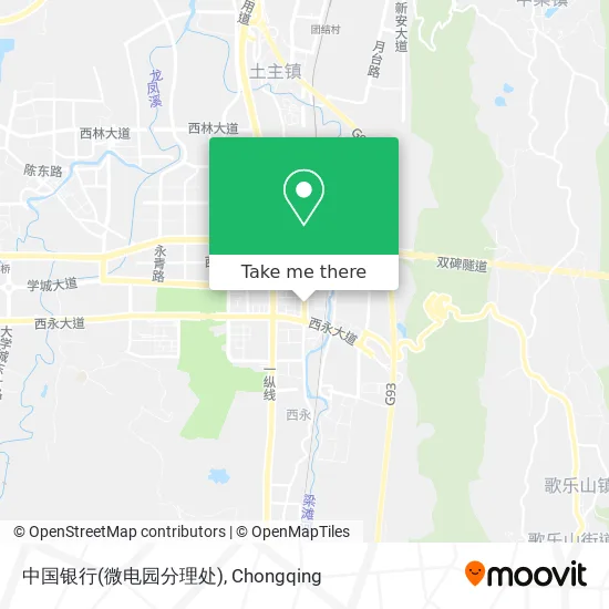 中国银行(微电园分理处) map