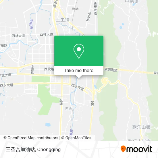 三圣宫加油站 map