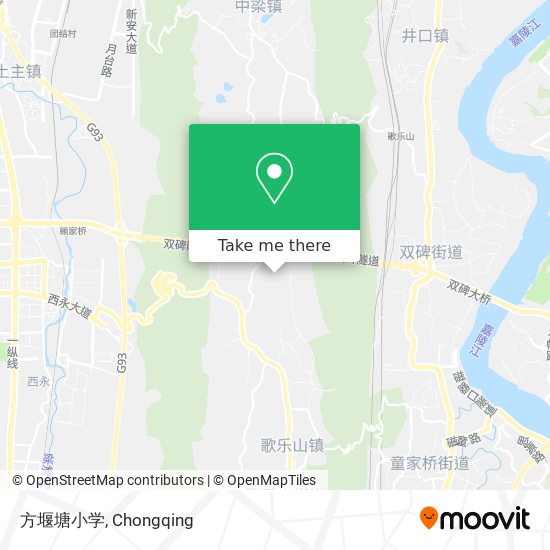 方堰塘小学 map