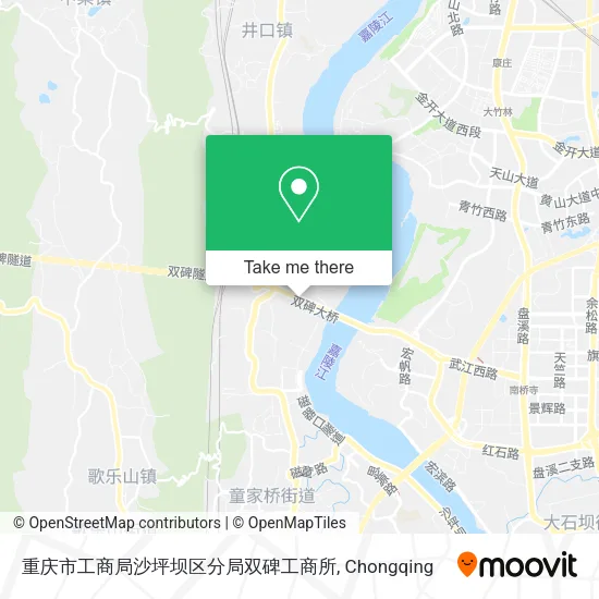 重庆市工商局沙坪坝区分局双碑工商所 map