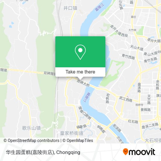 华生园蛋糕(嘉陵街店) map