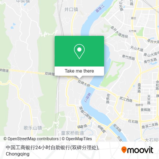 中国工商银行24小时自助银行(双碑分理处) map