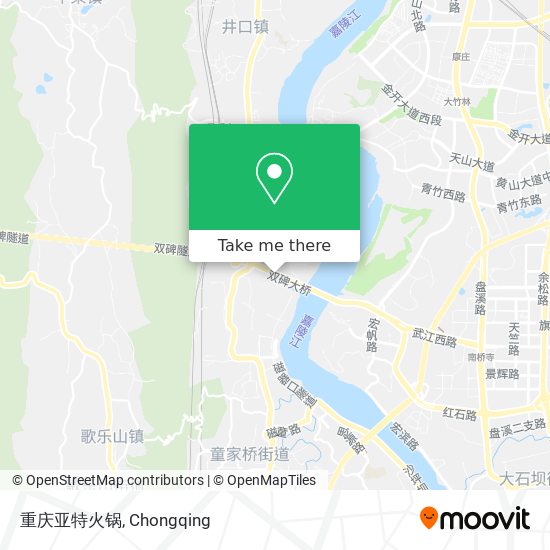 重庆亚特火锅 map